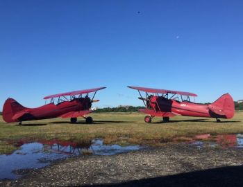 two planes used to explore Martha's Vineyard